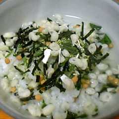 รูปของ 揚げ玉のっけ茶漬け