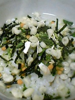 揚げ玉のっけ茶漬け-レシピのメイン写真