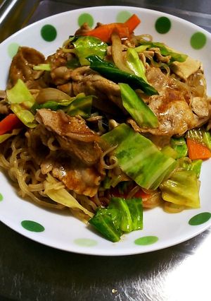 ヘルシー★しらたきde焼きそば風-レシピのメイン写真