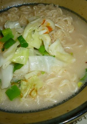 とんこつ野菜ラーメン♪-レシピのメイン写真