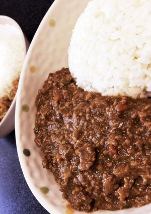 レンジでキーマカレー☆お子様取り分けも-レシピのメイン写真