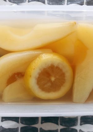大人のおやつ。洋梨と桂花陳酒のコンポート-レシピのメイン写真