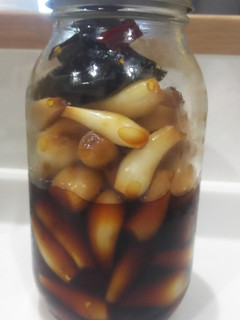 らっきょうの酢醤油漬-レシピのメイン写真