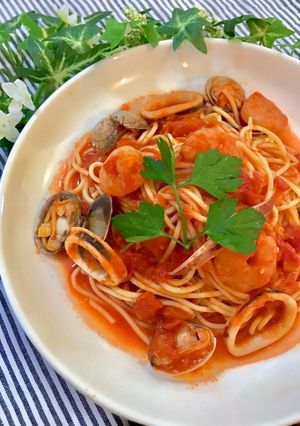 ＊お家で美味しい！ ペスカトーレ＊-レシピのメイン写真