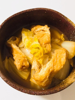 激ウマです♬ 白菜と油揚げの煮浸し-レシピのメイン写真