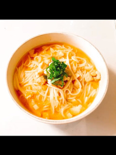 冷麦でラーメン♬ 味噌ラーメン-レシピのメイン写真
