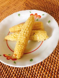 ヤングコーンで焼きトウモロコシ♡-レシピのメイン写真