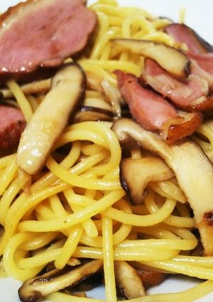スモーク鴨の和風パスタ-レシピのメイン写真