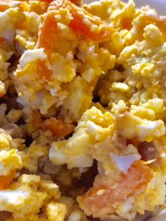 ガッツリ!焼豚ポテトサラダ-レシピのメイン写真