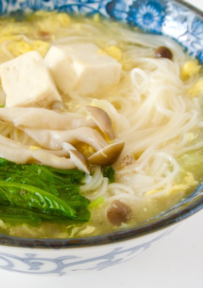 ふわとろ卵の中華風にゅうめん-レシピのメイン写真