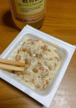 泡フワッ♡ヘルシ〜な酢納豆!!-レシピのメイン写真