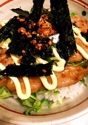 せせりの照り焼き丼ぶり☆-レシピのメイン写真