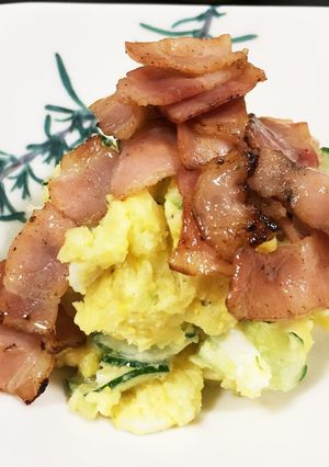 我が家のポテトサラダ☆焼きベーコンのせ-レシピのメイン写真
