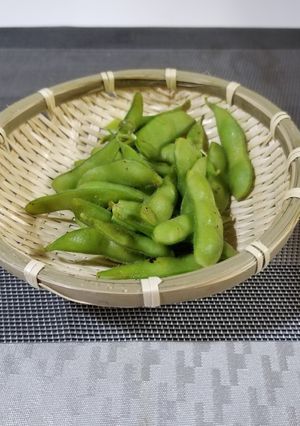 おひとり様の枝豆 フライパンで-レシピのメイン写真