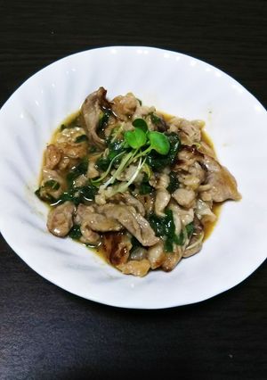 簡単 豚肉の青じそドレッシング炒め-レシピのメイン写真