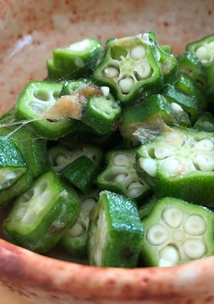 わが家的一番おいしいオクラの食べ方-レシピのメイン写真