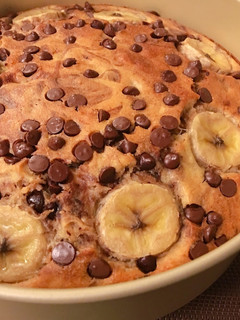 *しっとり濃厚!チョコバナナケーキ*-レシピのメイン写真
