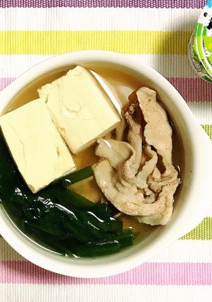 豚肉と豆腐のさっと煮-レシピのメイン写真