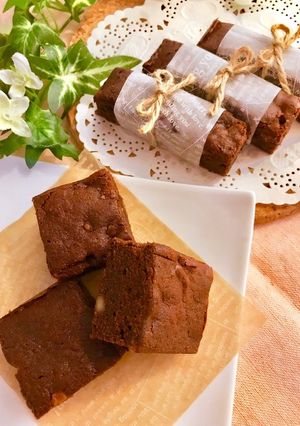 【チョコ不要】ふわっと軽〜い♪ブラウニー-レシピのメイン写真