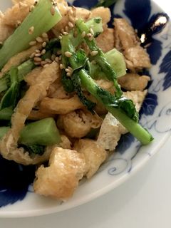 大根の葉と油揚の炒め物-レシピのメイン写真
