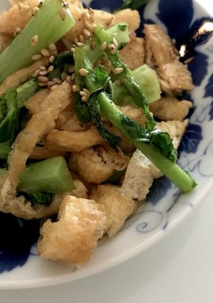 大根の葉と油揚の炒め物-レシピのメイン写真