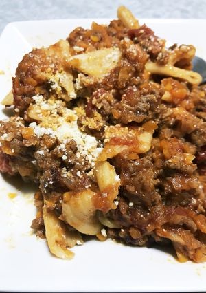 ミートソース？いえ、ミートマカロニです！-レシピのメイン写真