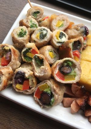 とろけるチーズとブルーベリーの肉巻き-レシピのメイン写真