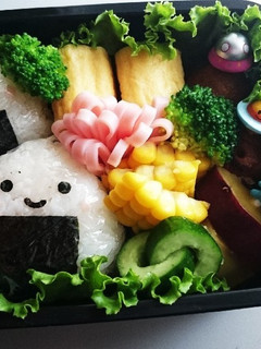 仲良しおにぎりさん☆キャラ弁-レシピのメイン写真