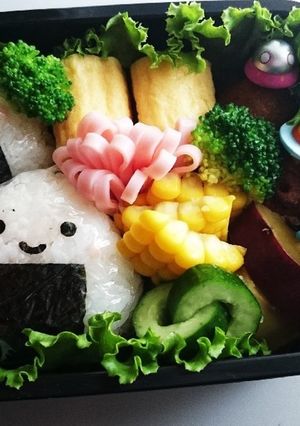 仲良しおにぎりさん☆キャラ弁-レシピのメイン写真