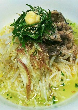 さば水煮缶でさっぱり冷やしラーメン-レシピのメイン写真