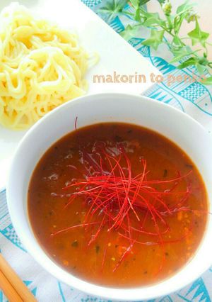 夏にピッタリ♪残ったスープカレーでつけ麺-レシピのメイン写真