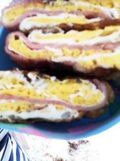 朝ごはん、お弁当に最適!ハムエッグ-レシピのメイン写真
