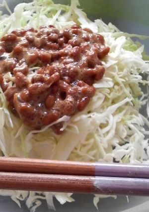 ヘルシー☆キャベツ納豆-レシピのメイン写真