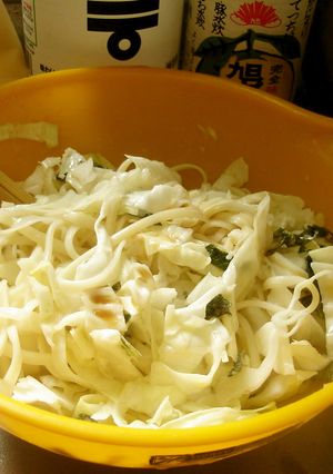 最速のサラダうどん-レシピのメイン写真