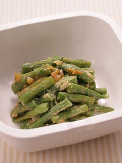 いんげんのわさび漬けあえ【レンジで1分】-レシピのメイン写真
