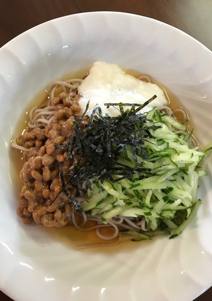 簡単！冷やしとろろそば-レシピのメイン写真
