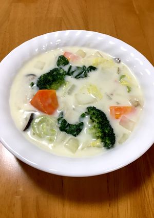 大人の給食☆鱈と冬野菜のクリーム煮-レシピのメイン写真