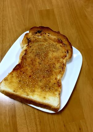 大人の給食☆ごまきな粉トースト-レシピのメイン写真