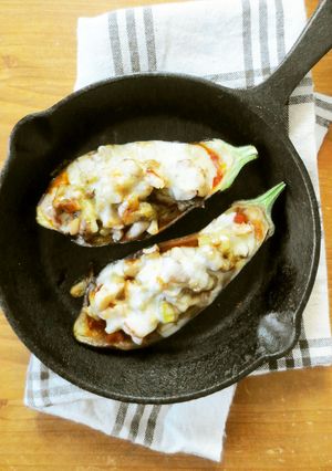ナスときのこの簡単チーズグラタン-レシピのメイン写真