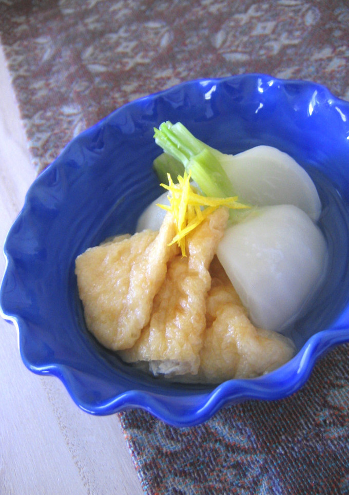 かぶと油揚げの煮物-レシピのメイン写真