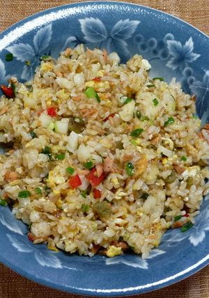 鮭とセロリのピリ辛チャーハン-レシピのメイン写真