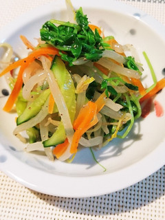 豆苗のナムル-レシピのメイン写真