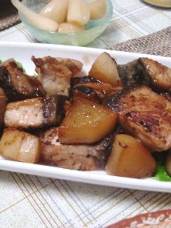 おいしぃ*ぶりと大根のオイバター炒め*-レシピのメイン写真