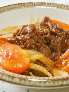 牛肉とトマトのケチャップ炒め♪-レシピのメイン写真