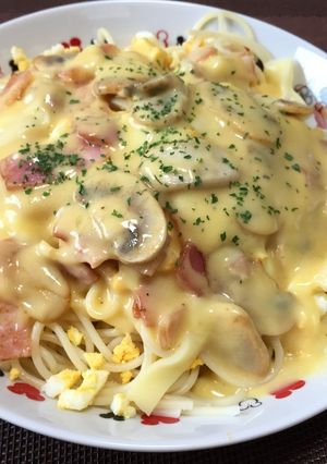 カルボナーラマッシュポテト入り-レシピのメイン写真