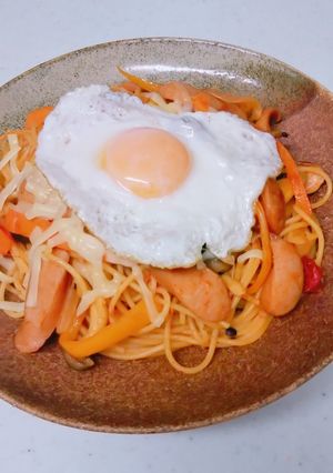 うちのナポリタン-レシピのメイン写真