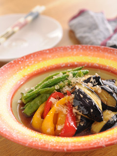 きび酢がポイント!夏野菜の揚げ浸し-レシピのメイン写真