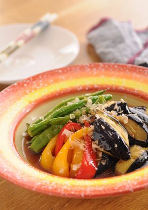 きび酢がポイント！夏野菜の揚げ浸し-レシピのメイン写真