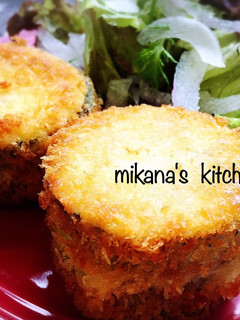 茄子のベーコンチーズ挟みフライ♪♪-レシピのメイン写真