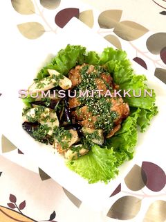 鶏もも肉と茄子と長芋のサッパリ揚げ☆-レシピのメイン写真